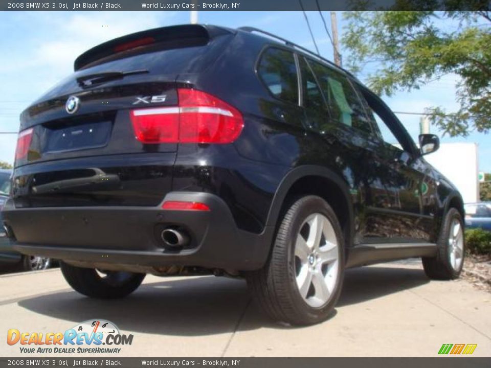 2008 BMW X5 3.0si Jet Black / Black Photo #8