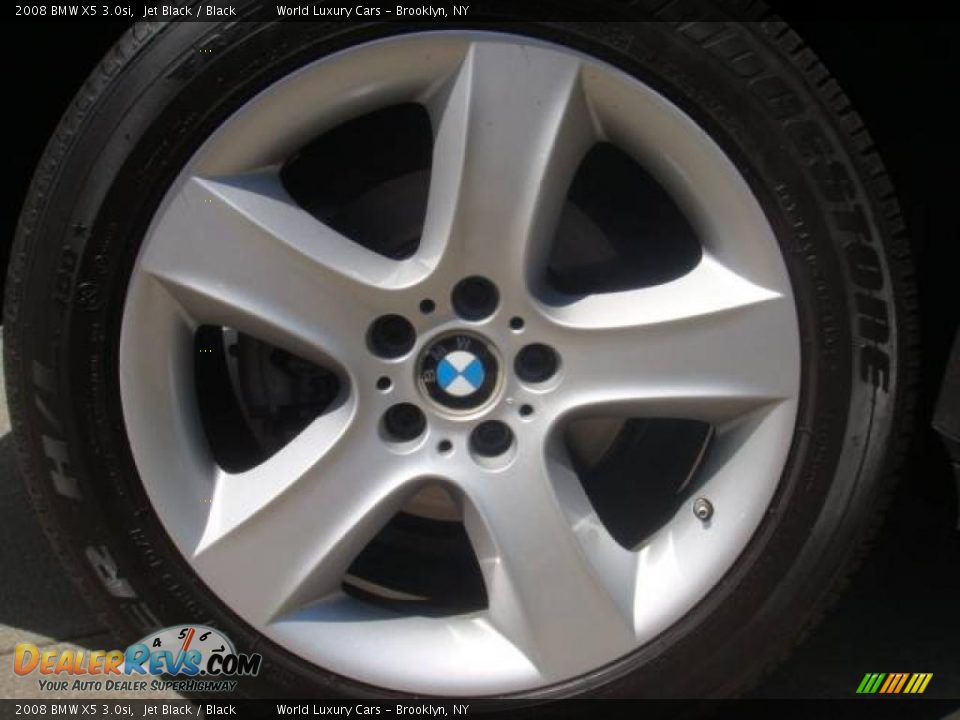 2008 BMW X5 3.0si Jet Black / Black Photo #9