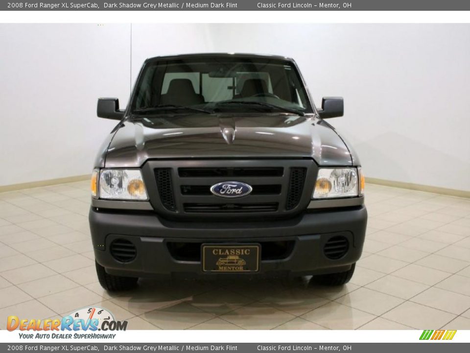 2008 Ford Ranger XL SuperCab Dark Shadow Grey Metallic / Medium Dark Flint Photo #2