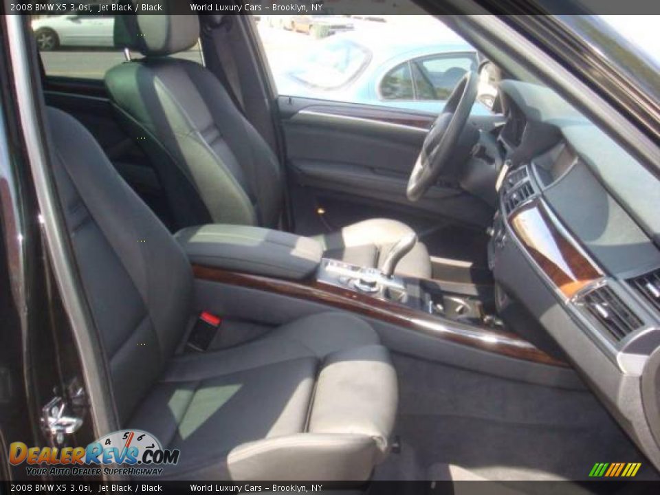 2008 BMW X5 3.0si Jet Black / Black Photo #10