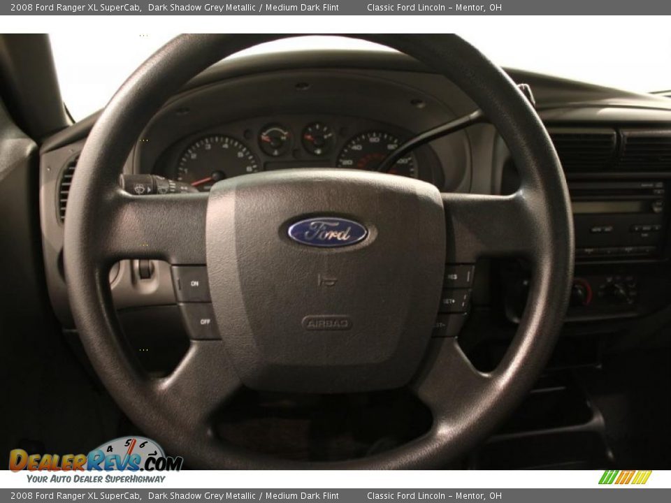 2008 Ford Ranger XL SuperCab Steering Wheel Photo #7