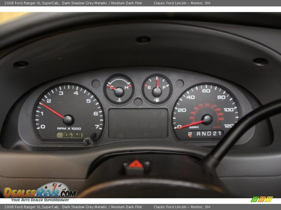 2008 Ford Ranger XL SuperCab Gauges Photo #9