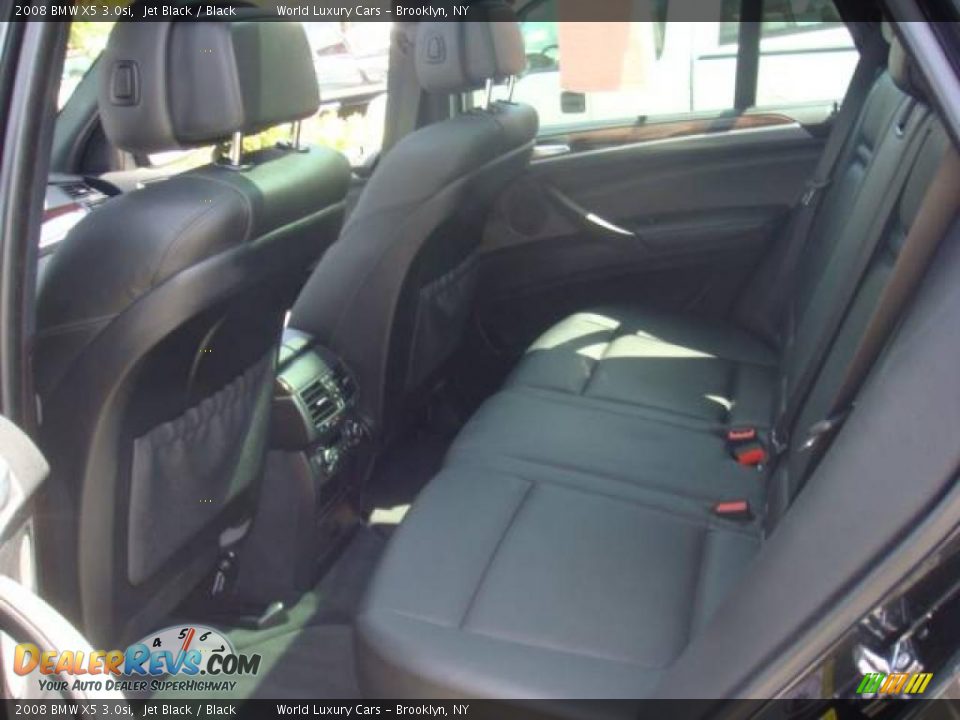 2008 BMW X5 3.0si Jet Black / Black Photo #12