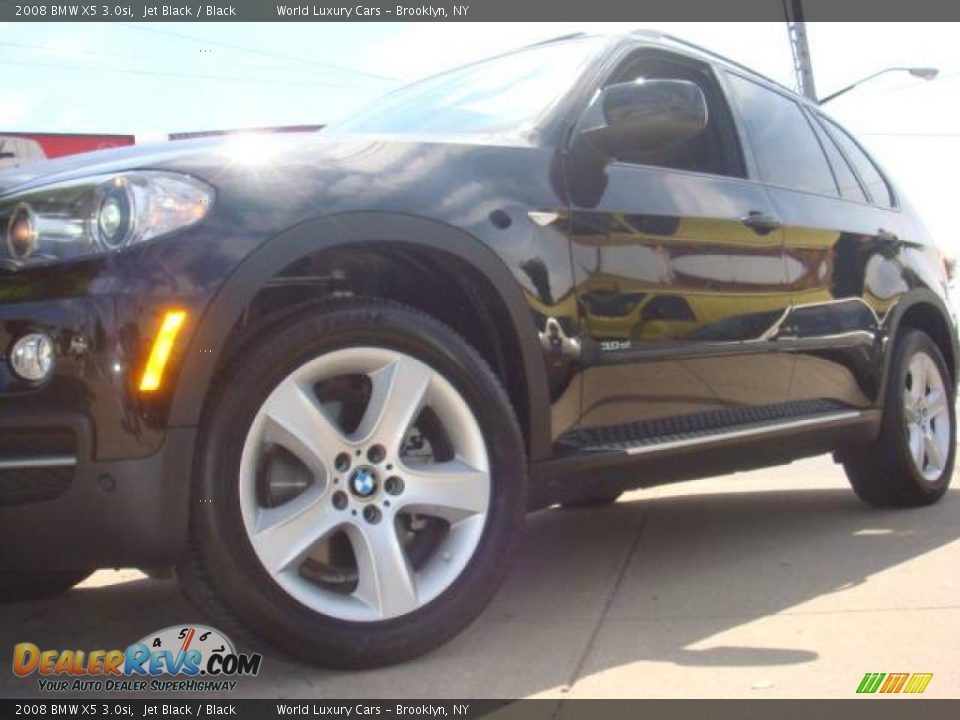 2008 BMW X5 3.0si Jet Black / Black Photo #13