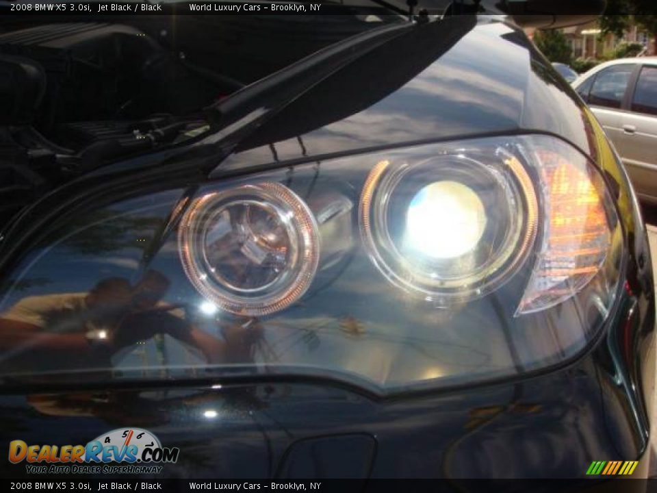 2008 BMW X5 3.0si Jet Black / Black Photo #15