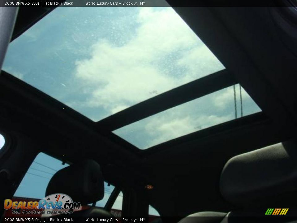 2008 BMW X5 3.0si Jet Black / Black Photo #16