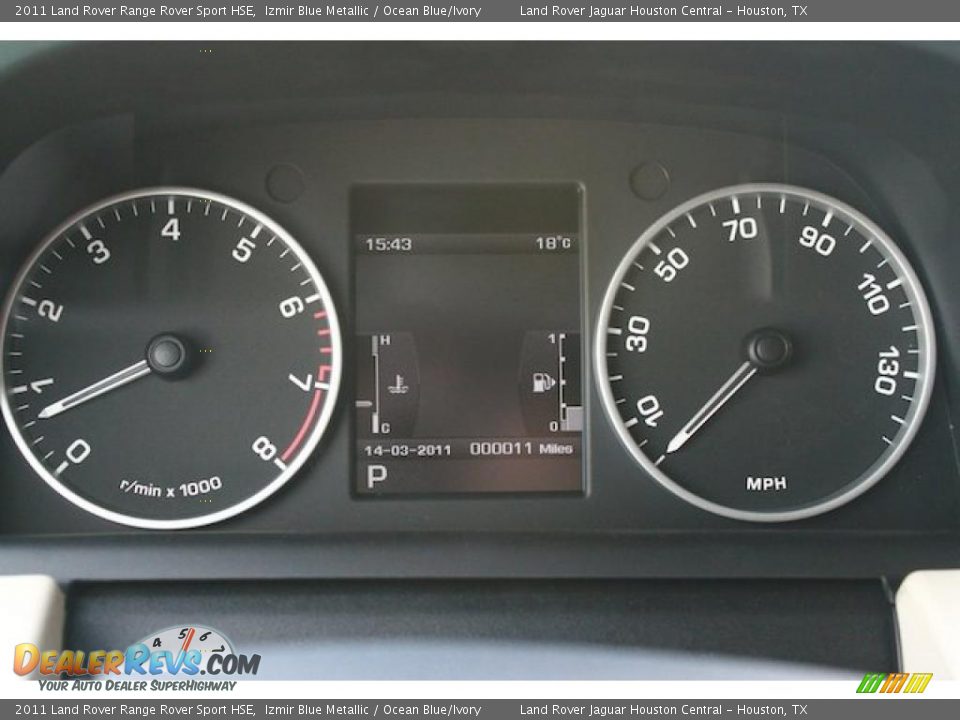 2011 Land Rover Range Rover Sport HSE Gauges Photo #20