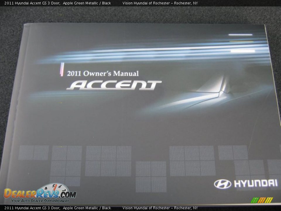 2011 Hyundai Accent GS 3 Door Apple Green Metallic / Black Photo #11