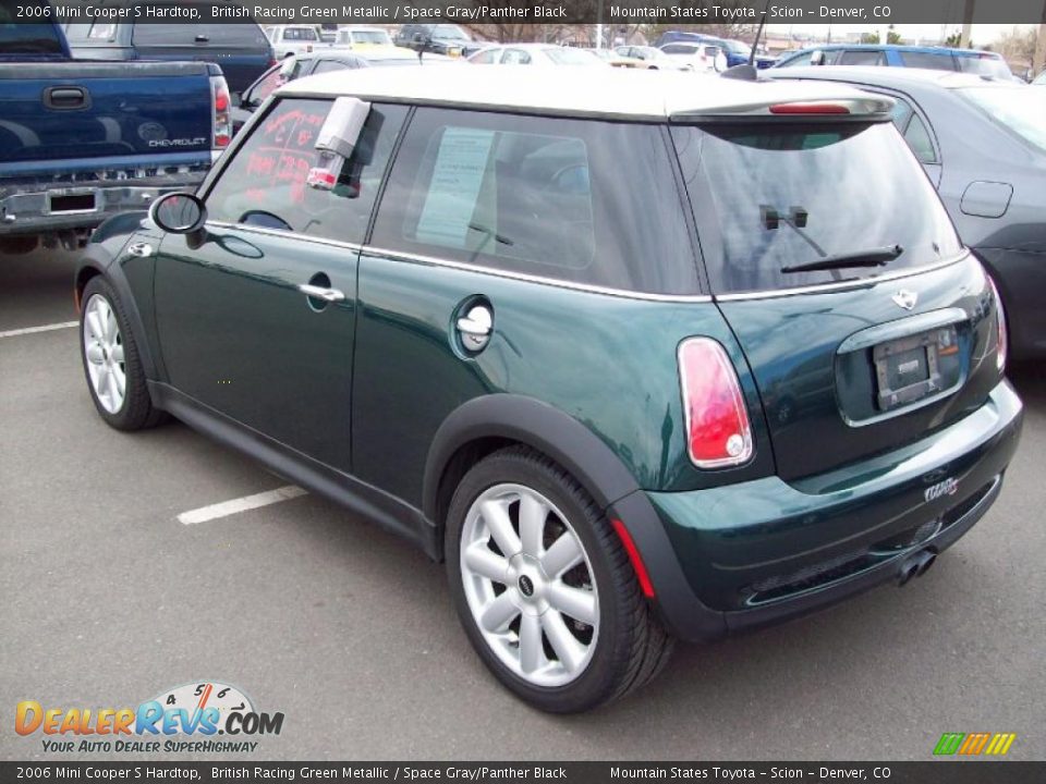 2006 Mini Cooper S Hardtop British Racing Green Metallic / Space Gray/Panther Black Photo #4