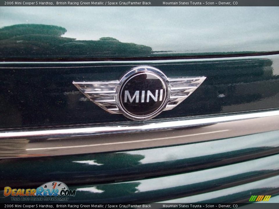 2006 Mini Cooper S Hardtop British Racing Green Metallic / Space Gray/Panther Black Photo #10