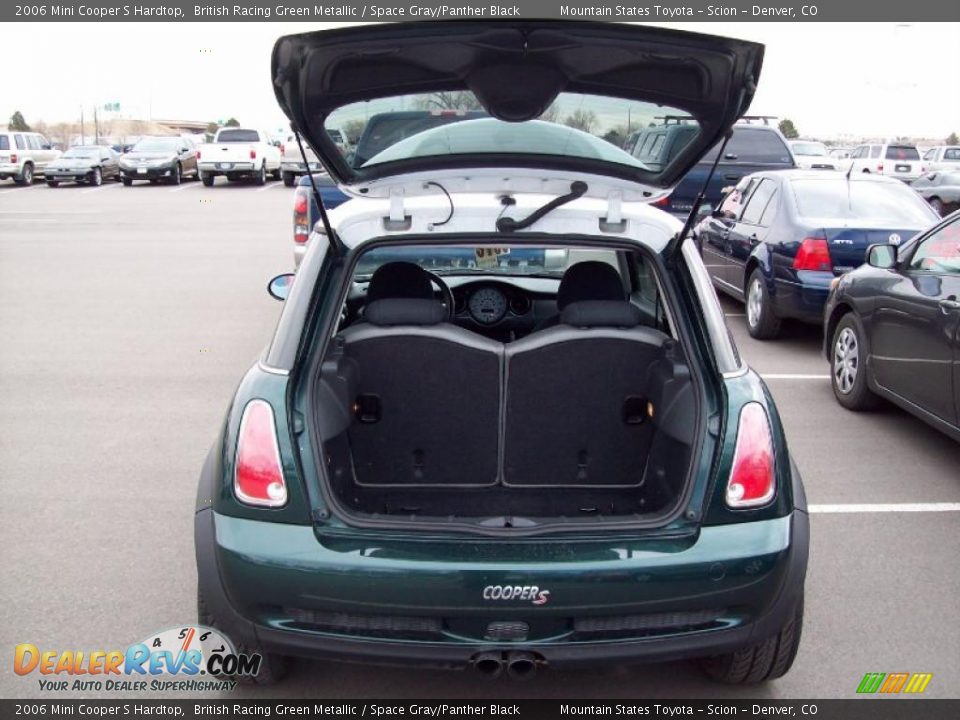 2006 Mini Cooper S Hardtop British Racing Green Metallic / Space Gray/Panther Black Photo #22