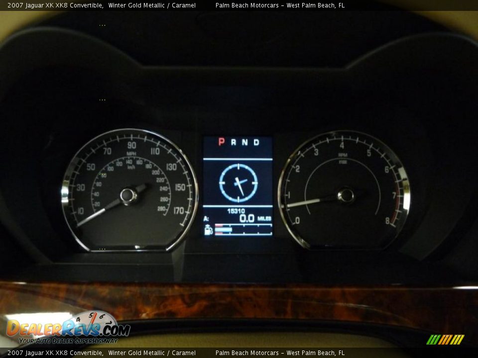 2007 Jaguar XK XK8 Convertible Gauges Photo #25