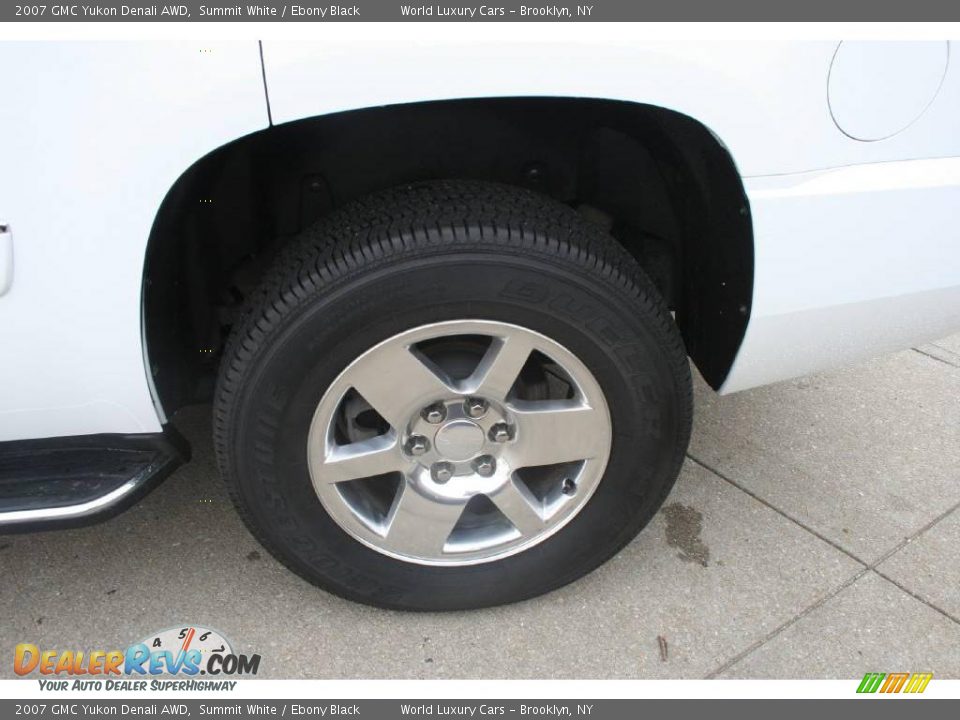 2007 GMC Yukon Denali AWD Summit White / Ebony Black Photo #3