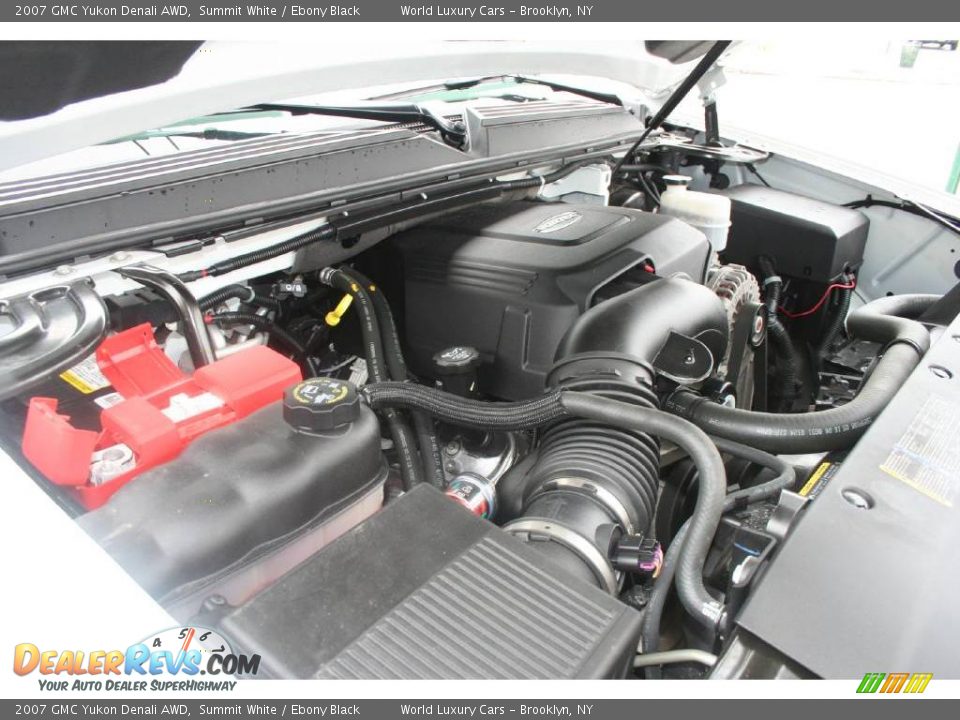2007 GMC Yukon Denali AWD Summit White / Ebony Black Photo #19