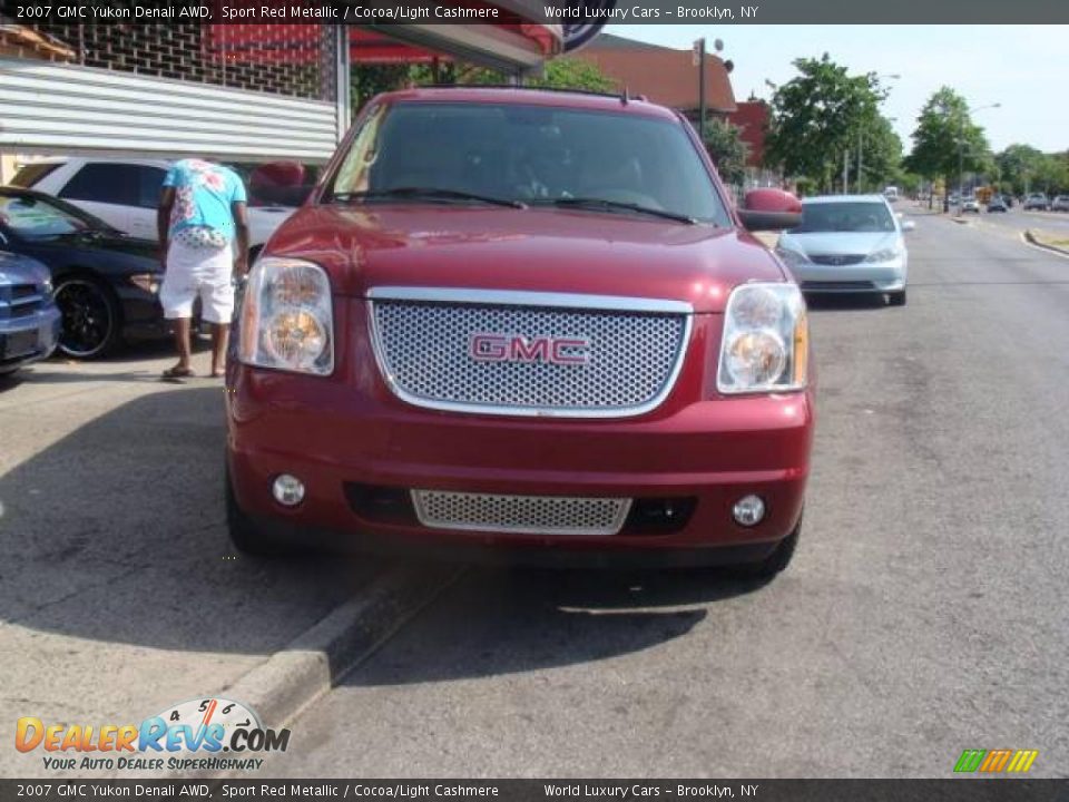2007 GMC Yukon Denali AWD Sport Red Metallic / Cocoa/Light Cashmere Photo #1