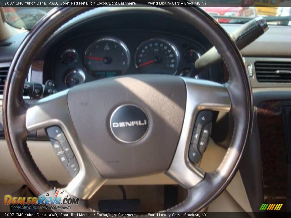 2007 GMC Yukon Denali AWD Sport Red Metallic / Cocoa/Light Cashmere Photo #11