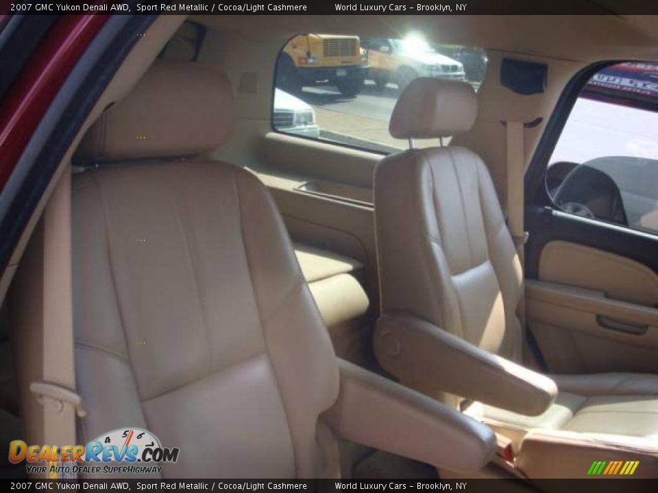 2007 GMC Yukon Denali AWD Sport Red Metallic / Cocoa/Light Cashmere Photo #17
