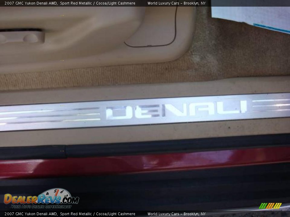 2007 GMC Yukon Denali AWD Sport Red Metallic / Cocoa/Light Cashmere Photo #19
