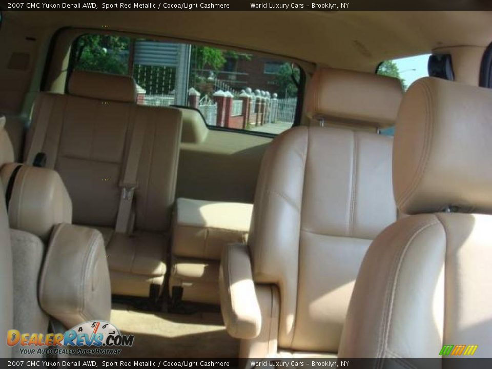 2007 GMC Yukon Denali AWD Sport Red Metallic / Cocoa/Light Cashmere Photo #20
