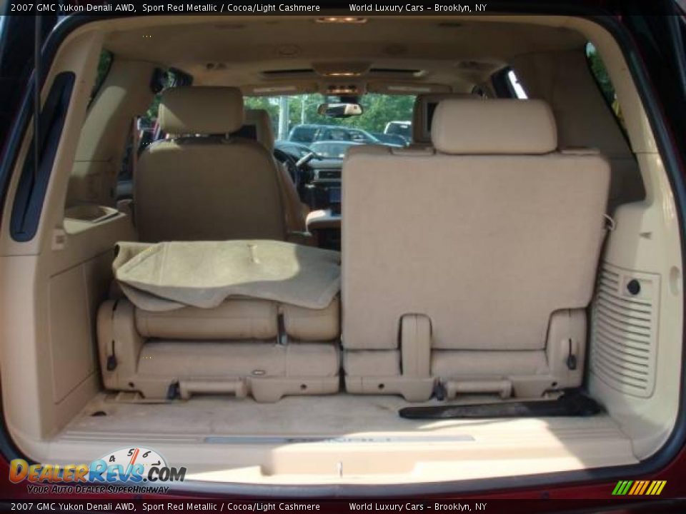 2007 GMC Yukon Denali AWD Sport Red Metallic / Cocoa/Light Cashmere Photo #22