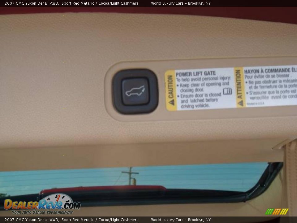 2007 GMC Yukon Denali AWD Sport Red Metallic / Cocoa/Light Cashmere Photo #24