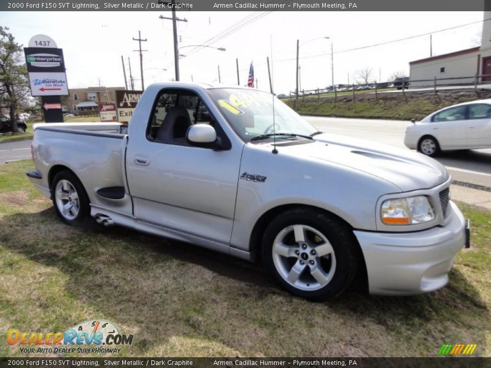 Silver Metallic 2000 Ford F150 SVT Lightning Photo #6