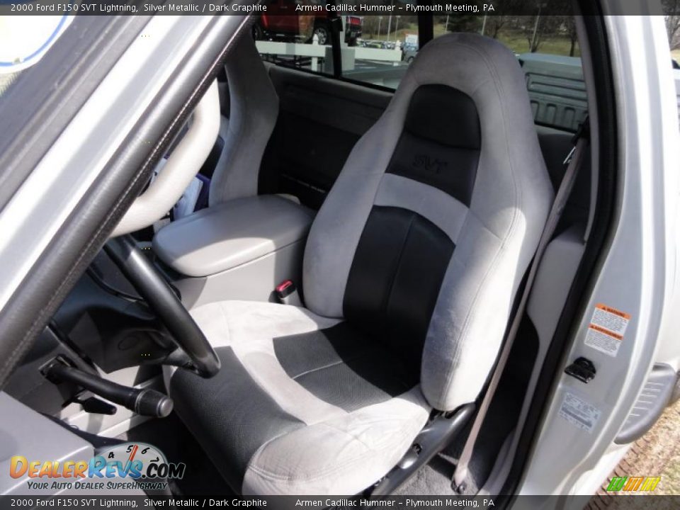 Dark Graphite Interior - 2000 Ford F150 SVT Lightning Photo #17