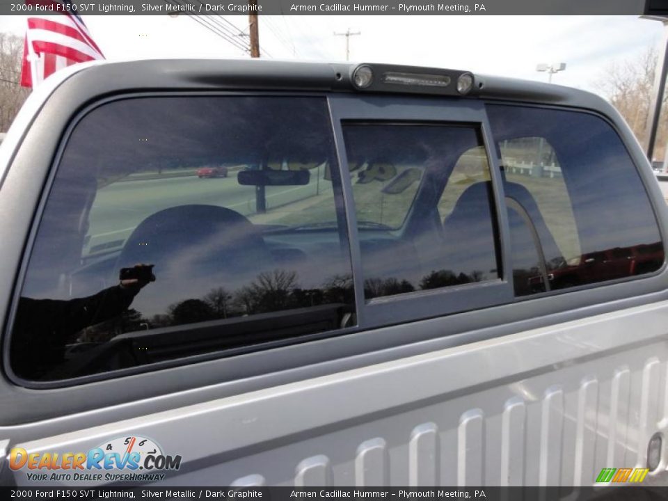 2000 Ford F150 SVT Lightning Silver Metallic / Dark Graphite Photo #25