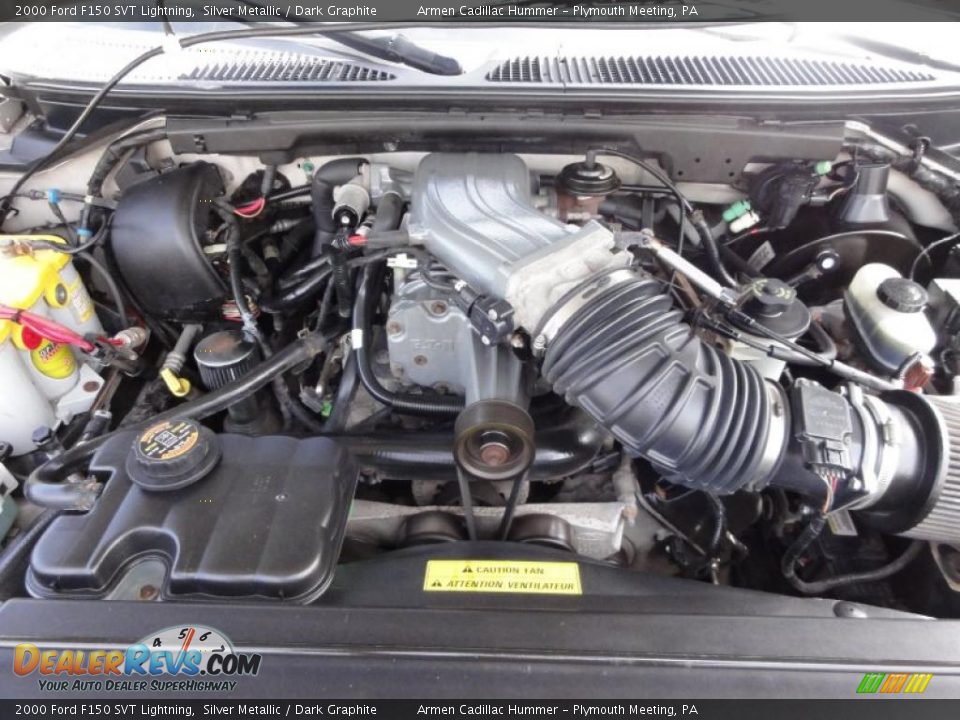 2000 Ford F150 SVT Lightning 5.4 Liter SVT Supercharged SOHC 16-Valve V8 Engine Photo #27