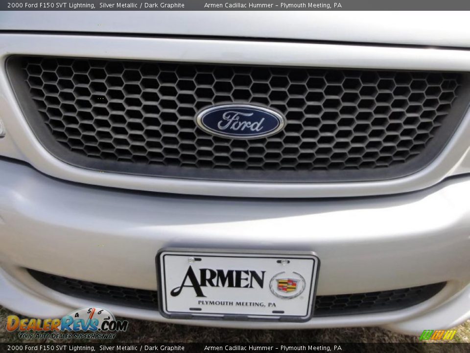 2000 Ford F150 SVT Lightning Silver Metallic / Dark Graphite Photo #30