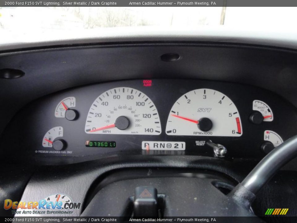 2000 Ford F150 SVT Lightning Gauges Photo #35