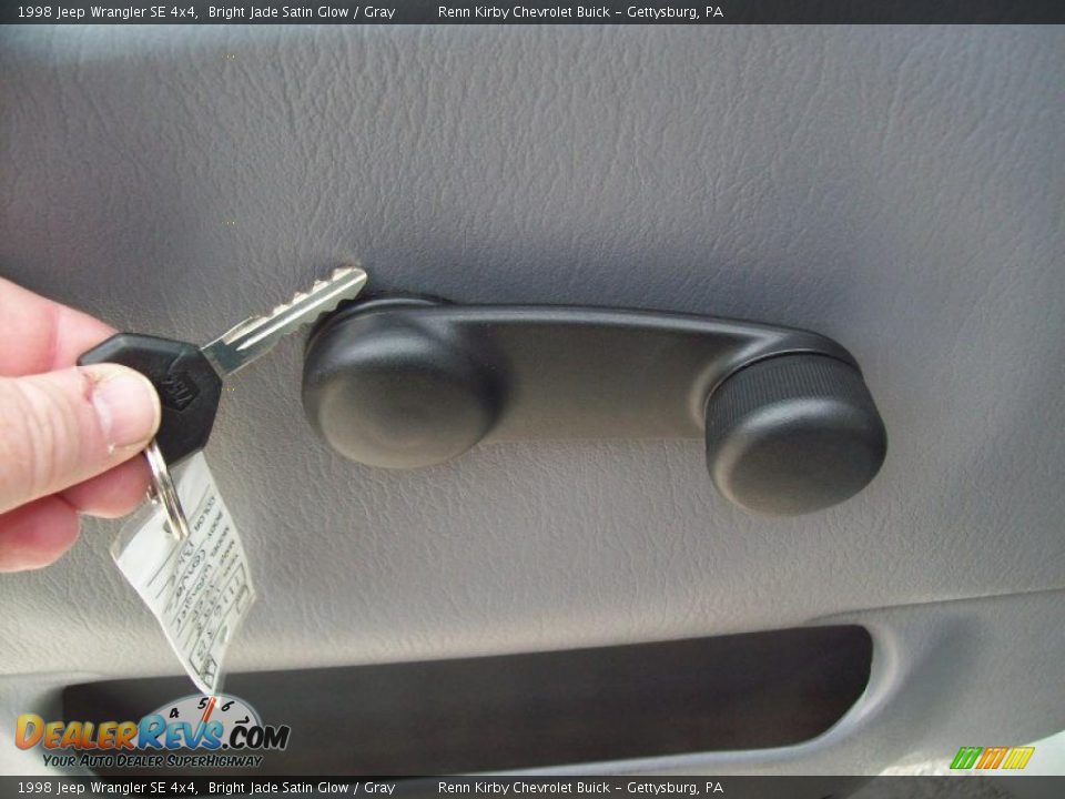 1998 Jeep Wrangler SE 4x4 Bright Jade Satin Glow / Gray Photo #6
