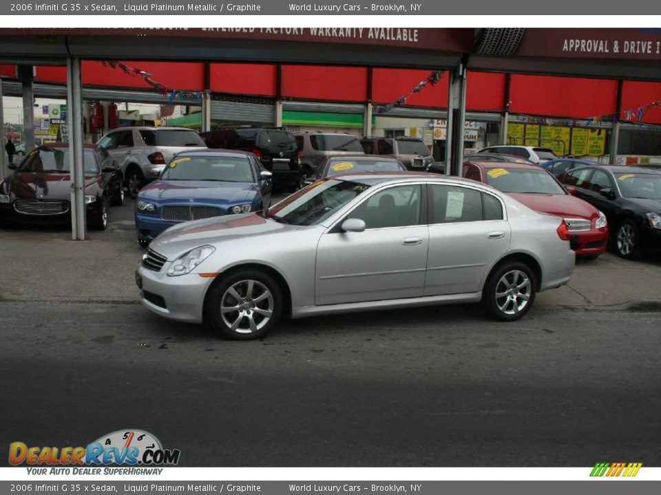 2006 Infiniti G 35 x Sedan Liquid Platinum Metallic / Graphite Photo #1