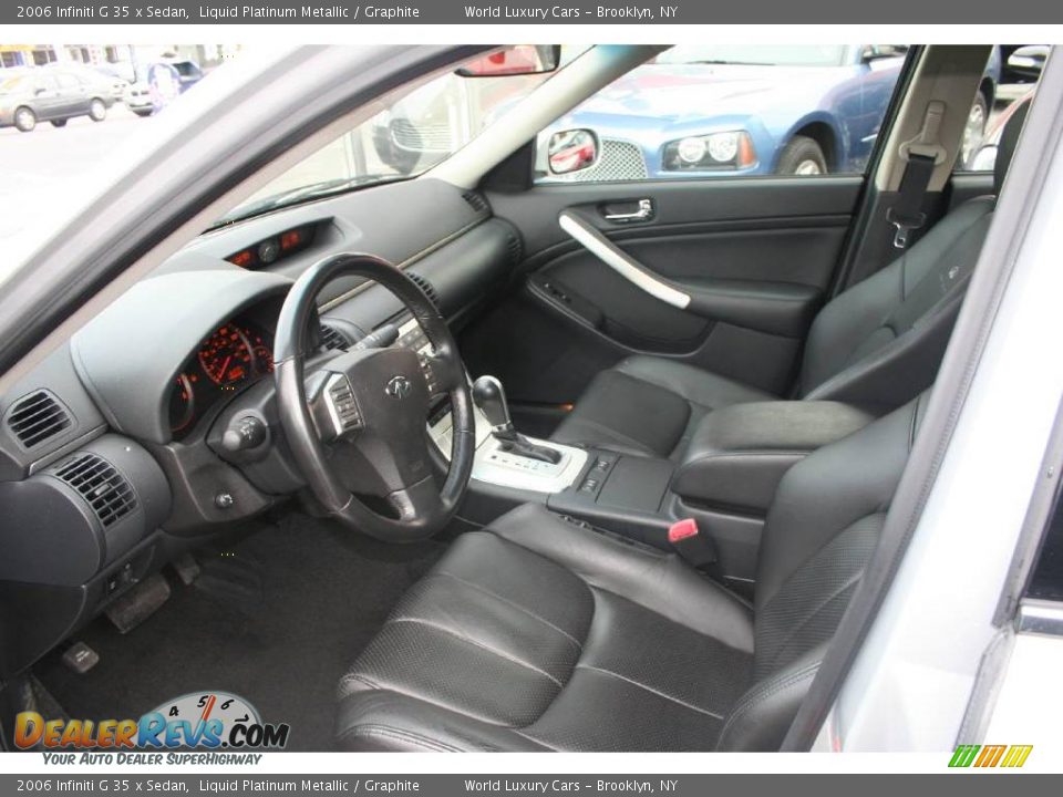 2006 Infiniti G 35 x Sedan Liquid Platinum Metallic / Graphite Photo #8