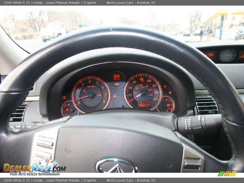 2006 Infiniti G 35 x Sedan Liquid Platinum Metallic / Graphite Photo #10