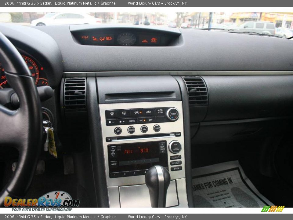 2006 Infiniti G 35 x Sedan Liquid Platinum Metallic / Graphite Photo #12