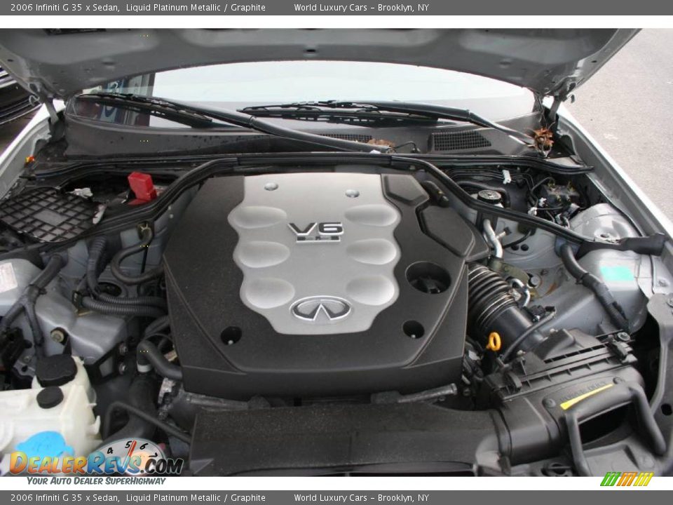 2006 Infiniti G 35 x Sedan Liquid Platinum Metallic / Graphite Photo #16