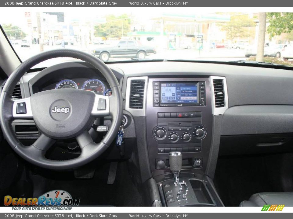 2008 Jeep Grand Cherokee SRT8 4x4 Black / Dark Slate Gray Photo #14