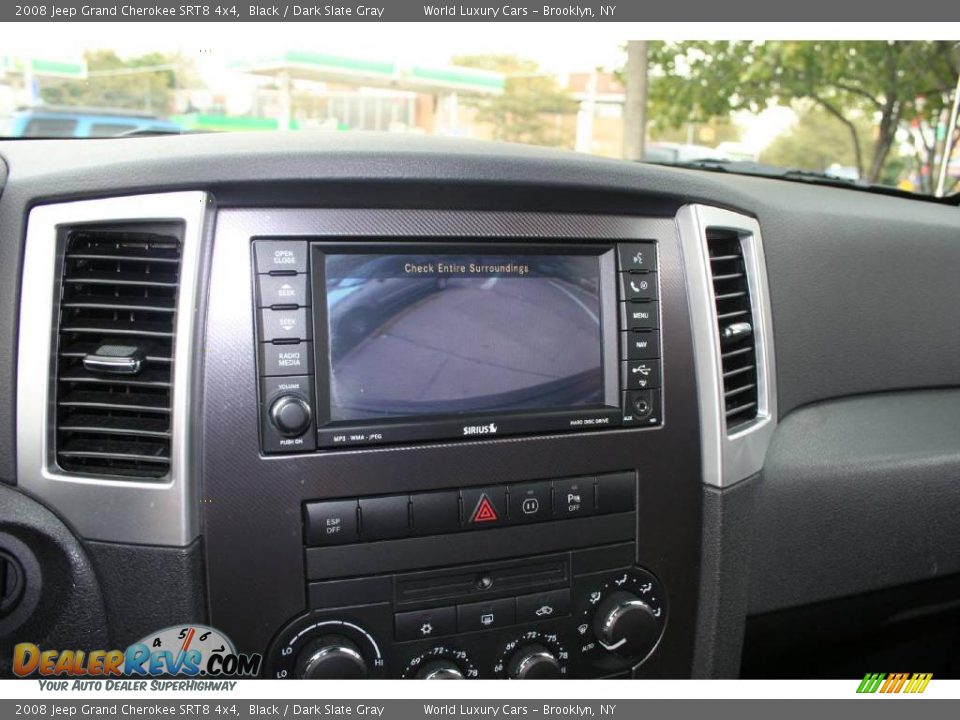 2008 Jeep Grand Cherokee SRT8 4x4 Black / Dark Slate Gray Photo #16