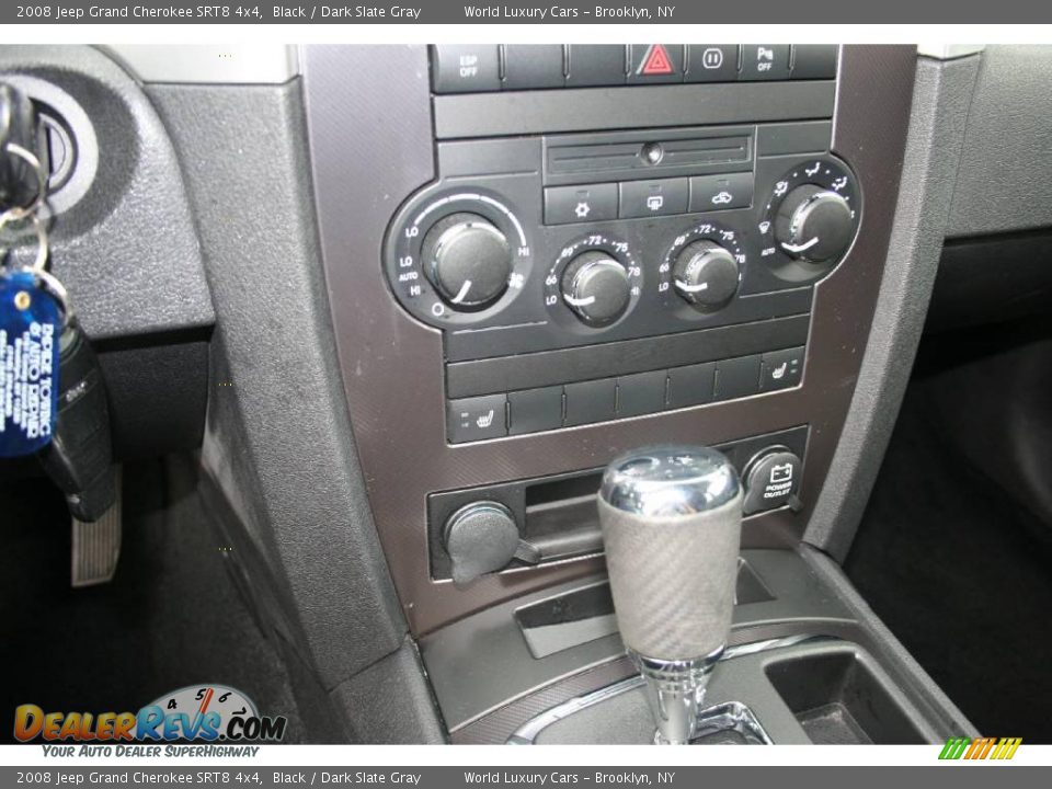 2008 Jeep Grand Cherokee SRT8 4x4 Black / Dark Slate Gray Photo #17