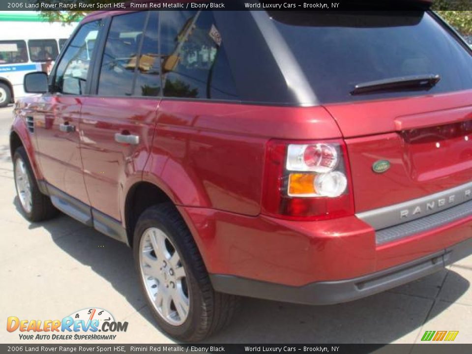 2006 Land Rover Range Rover Sport HSE Rimini Red Metallic / Ebony Black Photo #5