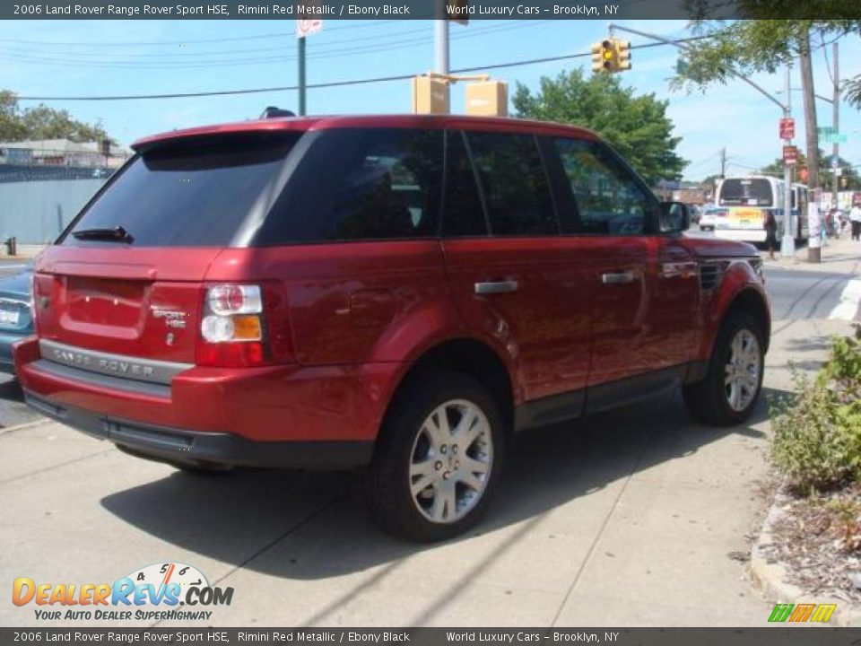 2006 Land Rover Range Rover Sport HSE Rimini Red Metallic / Ebony Black Photo #6