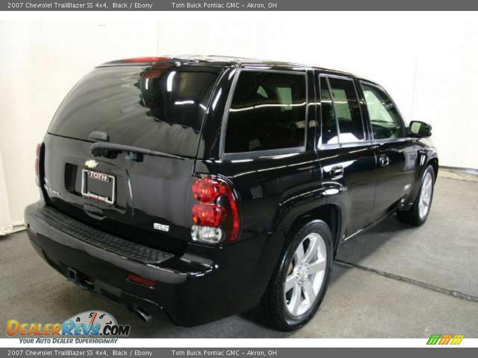 2007 Chevrolet TrailBlazer SS 4x4 Black / Ebony Photo #3