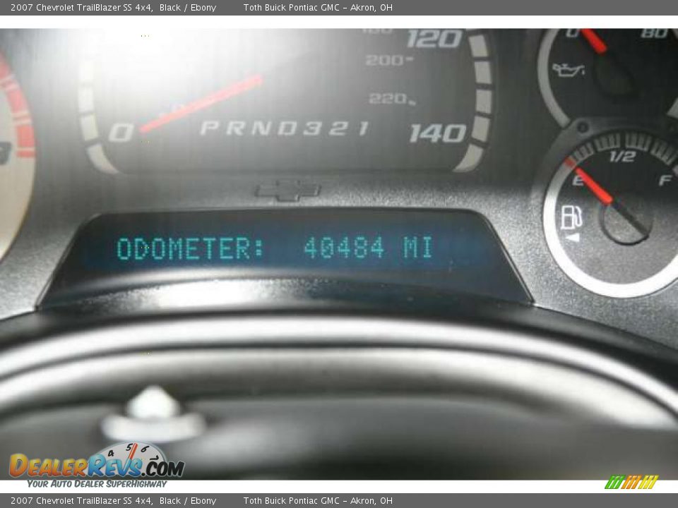 2007 Chevrolet TrailBlazer SS 4x4 Black / Ebony Photo #9
