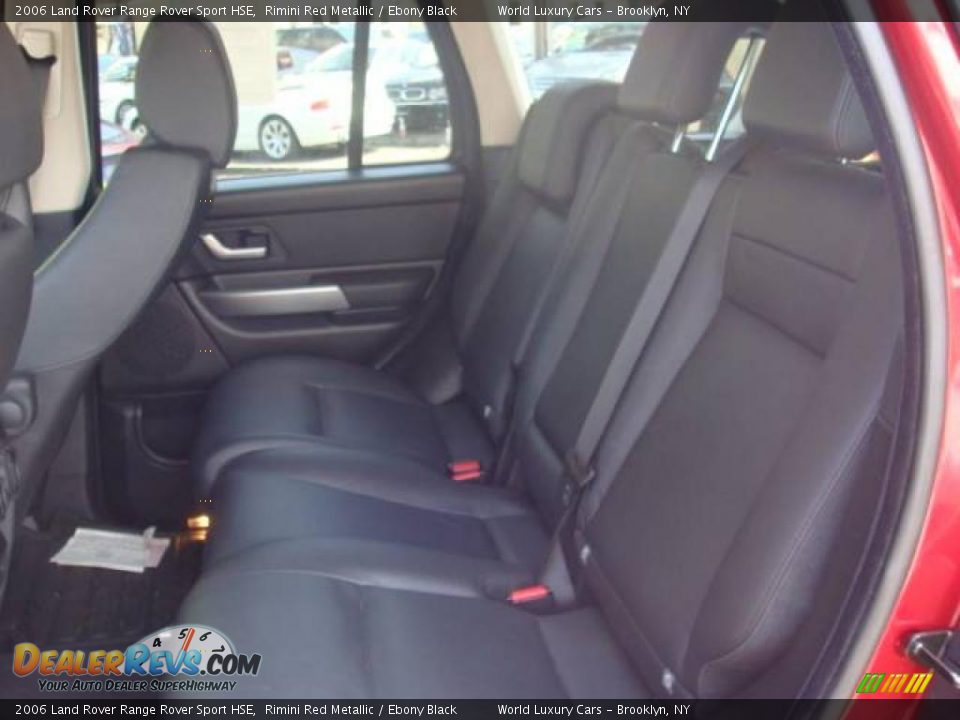 2006 Land Rover Range Rover Sport HSE Rimini Red Metallic / Ebony Black Photo #9