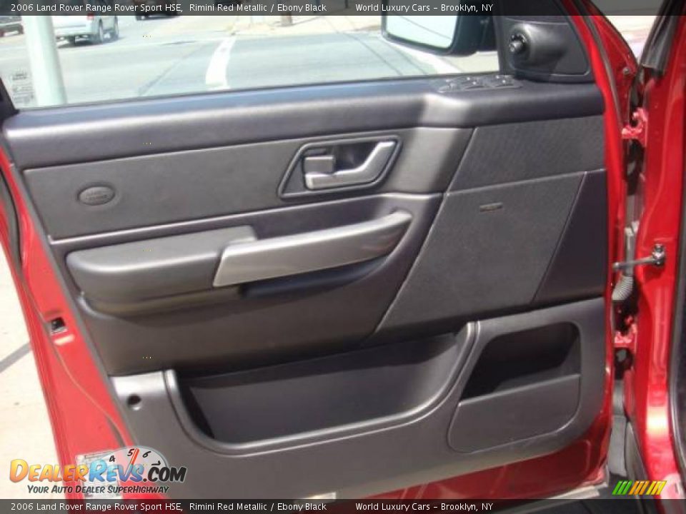 2006 Land Rover Range Rover Sport HSE Rimini Red Metallic / Ebony Black Photo #10