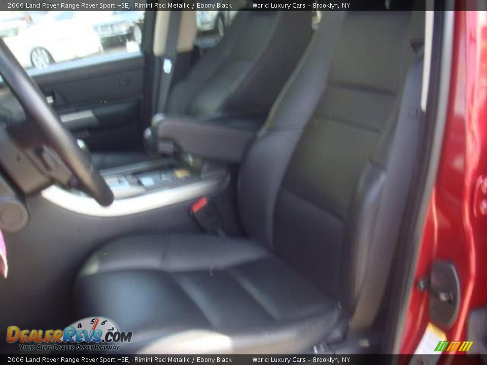 2006 Land Rover Range Rover Sport HSE Rimini Red Metallic / Ebony Black Photo #13