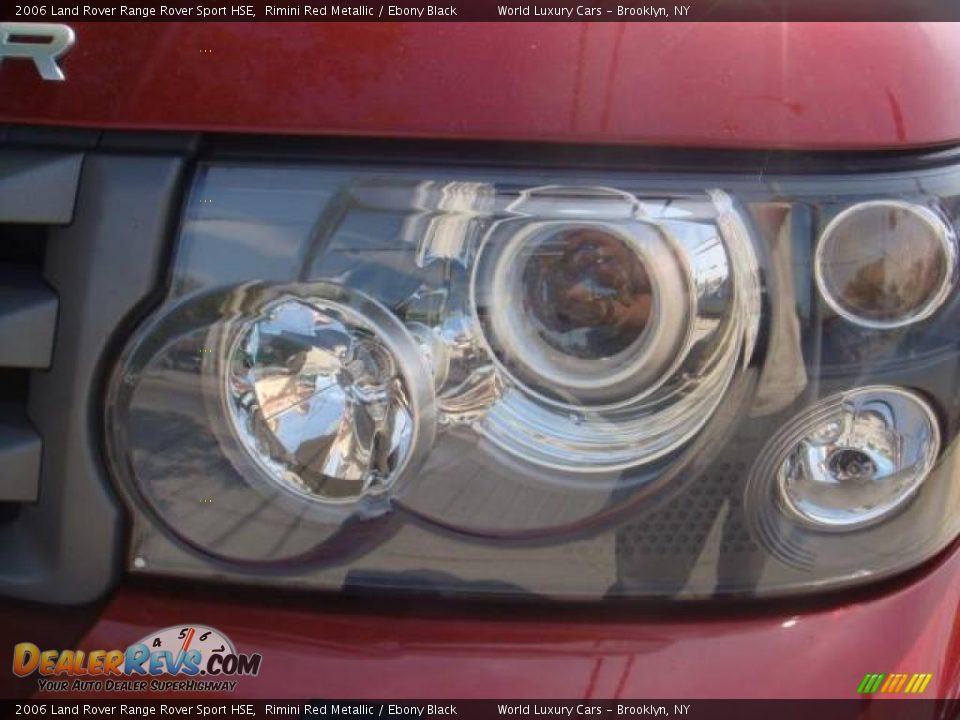 2006 Land Rover Range Rover Sport HSE Rimini Red Metallic / Ebony Black Photo #17