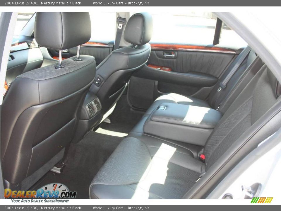 2004 Lexus LS 430 Mercury Metallic / Black Photo #7