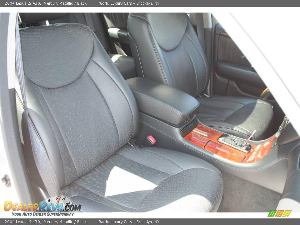 2004 Lexus LS 430 Mercury Metallic / Black Photo #9